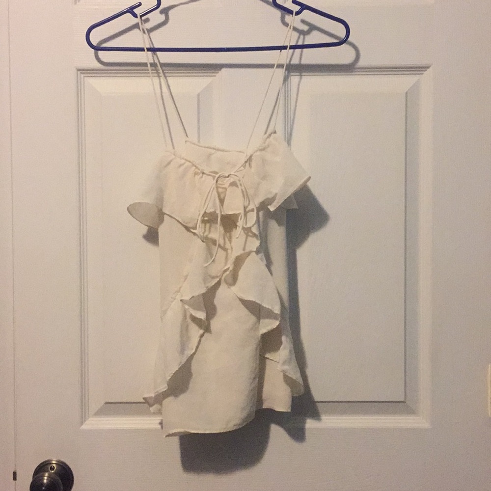 Spaghetti strap flowy tank!